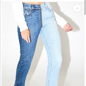 Revice denim Yin Yang crop jeans